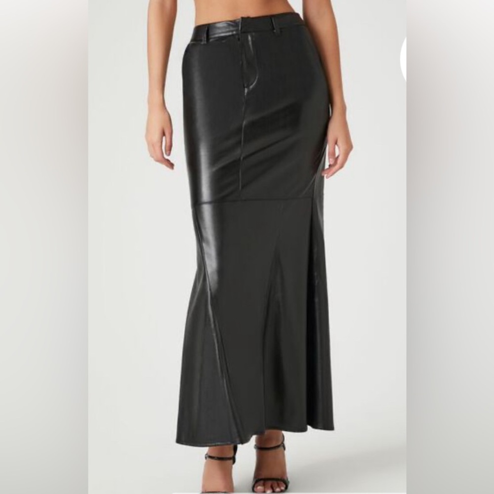 Forever 21 Leather maxi skirt